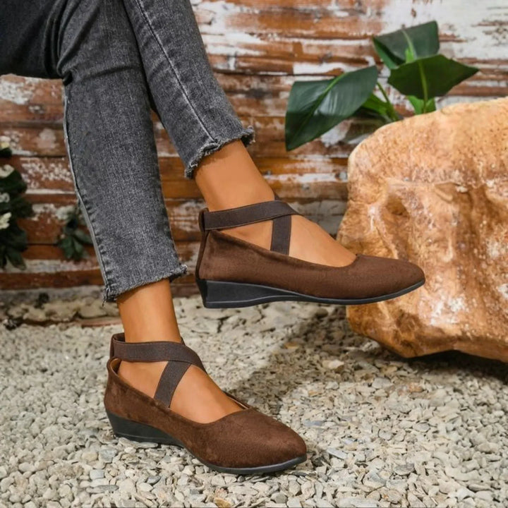 Calerinne | Closed Wedge Ballerina Shoes