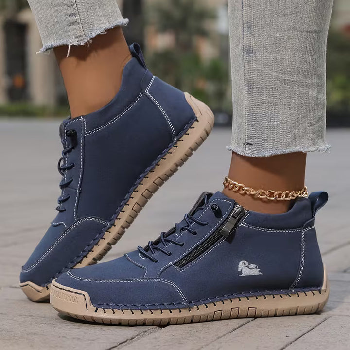 Mila | Comfortable Orthopedic Zip-Up Sneakers
