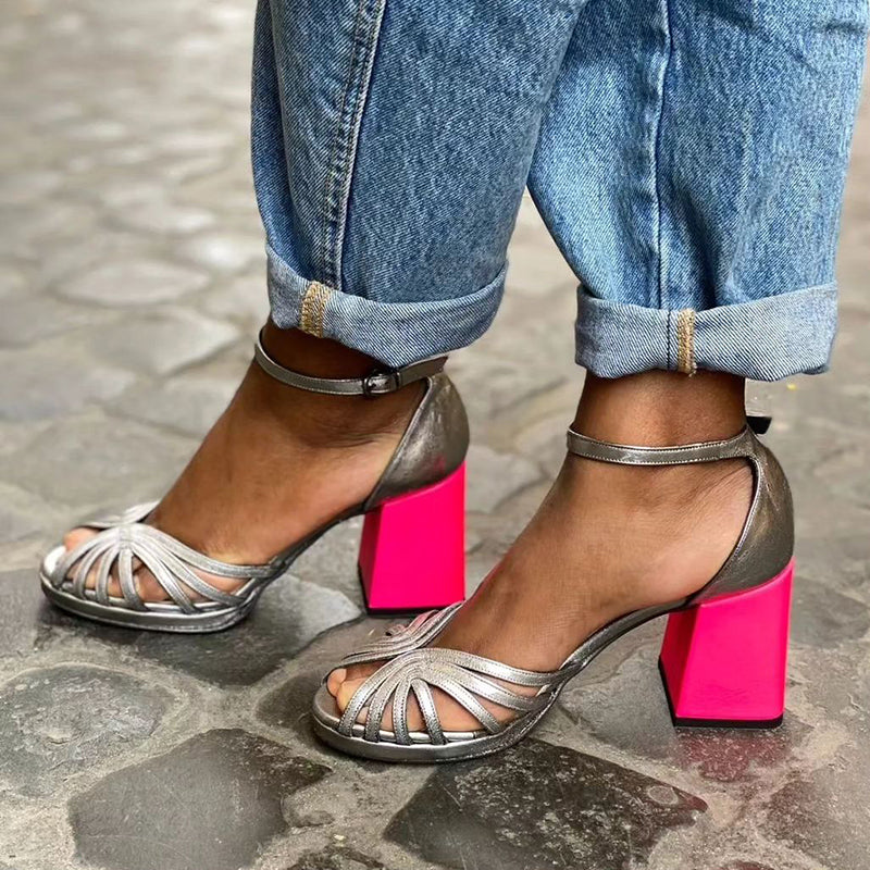 Sofia | Chunky Heel Sandals