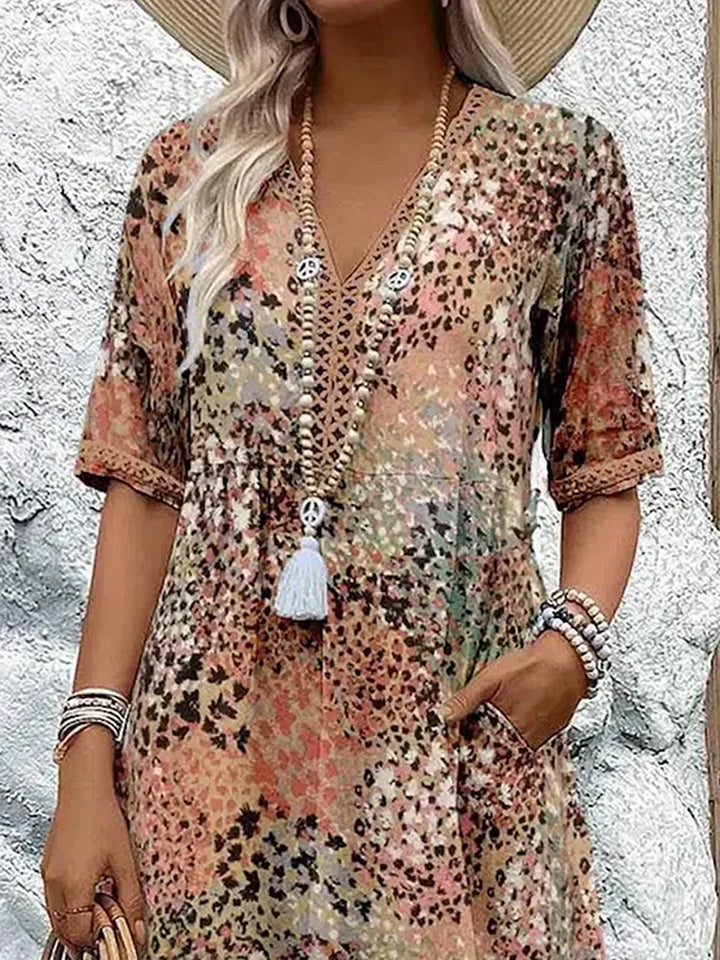 Lina | Lightweight V-Neck Dress