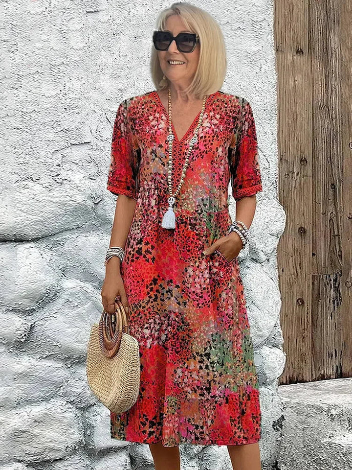 Lina | Lightweight V-Neck Dress