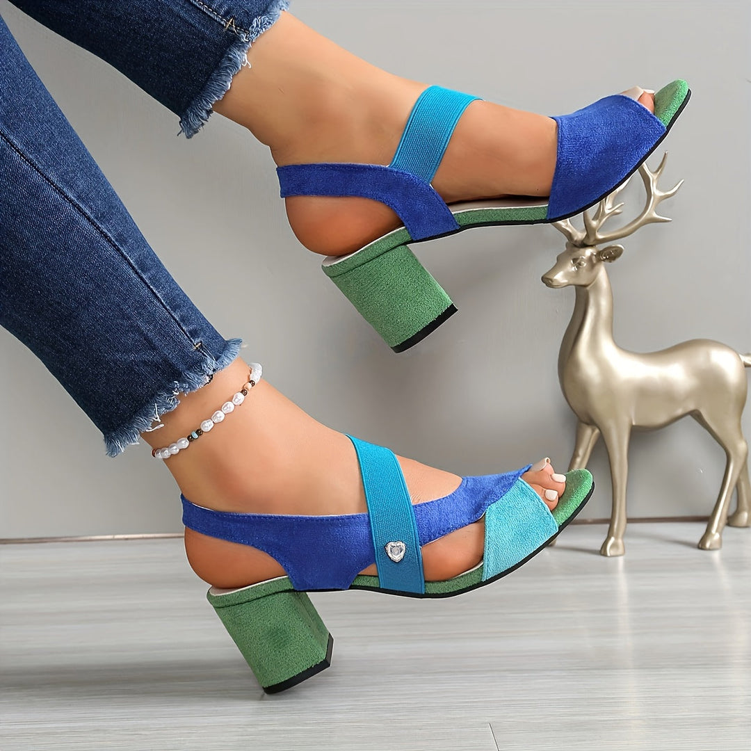 Elara™ | Comfortable Heels with Cross Straps