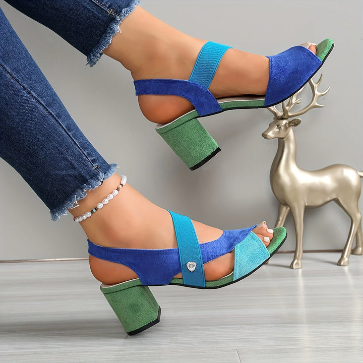 Elara™ | Comfortable Heels with Cross Straps
