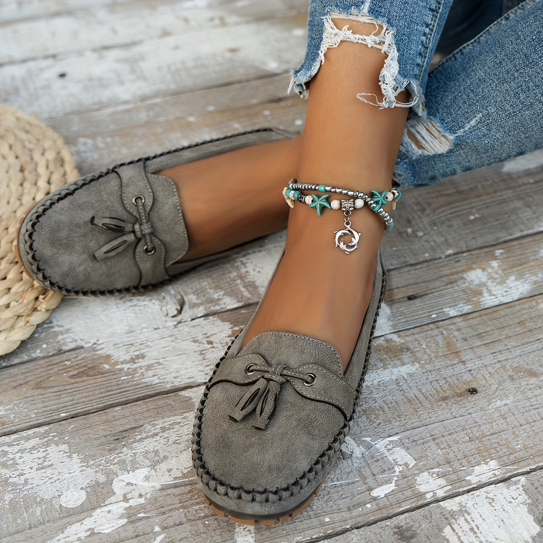 Nadine | Classic Tassel Detail Loafers