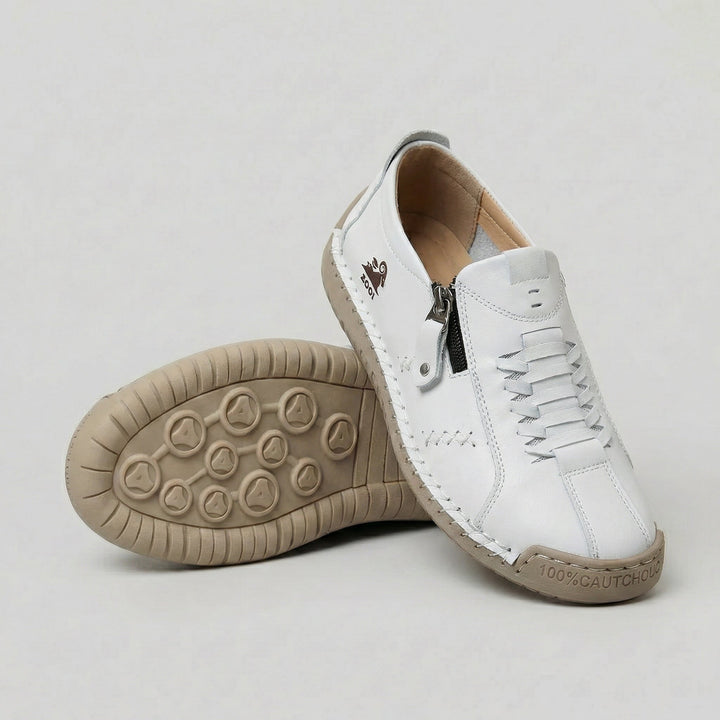 Aria | Elegant Comfort Zip-Up Shoes