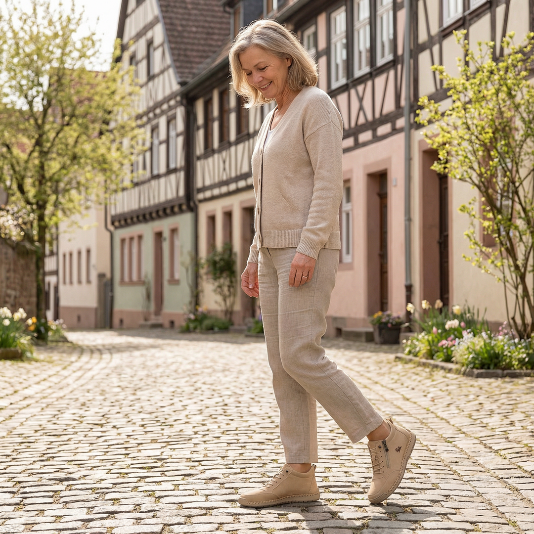 Mila | Comfortable Orthopedic Zip-Up Sneakers