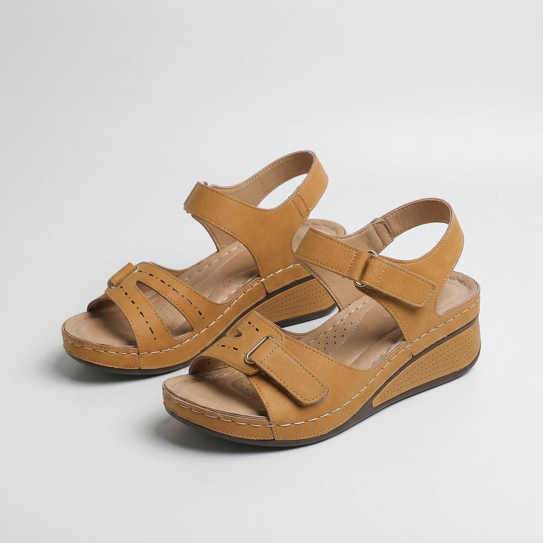 Sandy - Cushioned Wedge Sandal