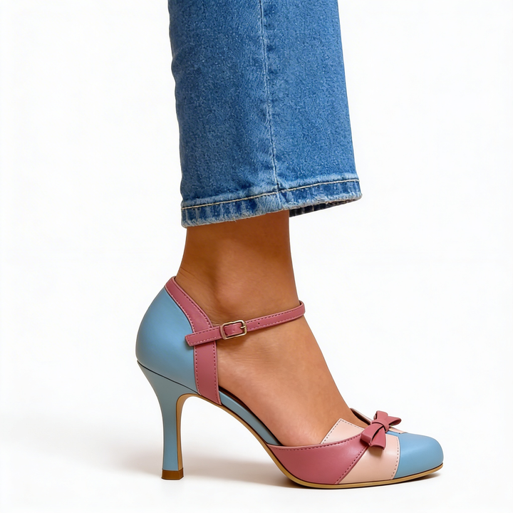 Monika - Open-Toe Comfort Heel