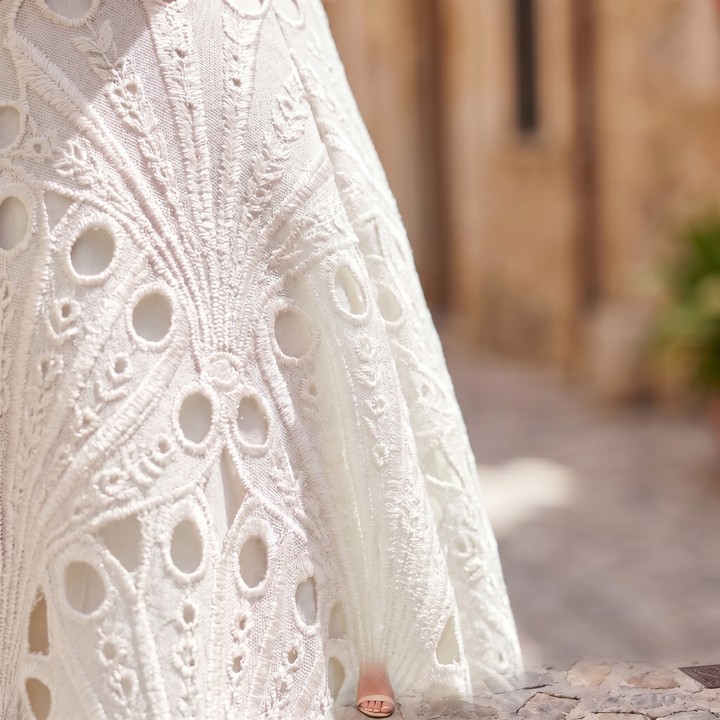 Charlisse™ | Refined Lace Midi Dress
