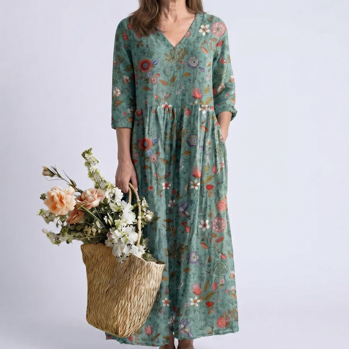 MARINA | FLORAL MAXI DRESS
