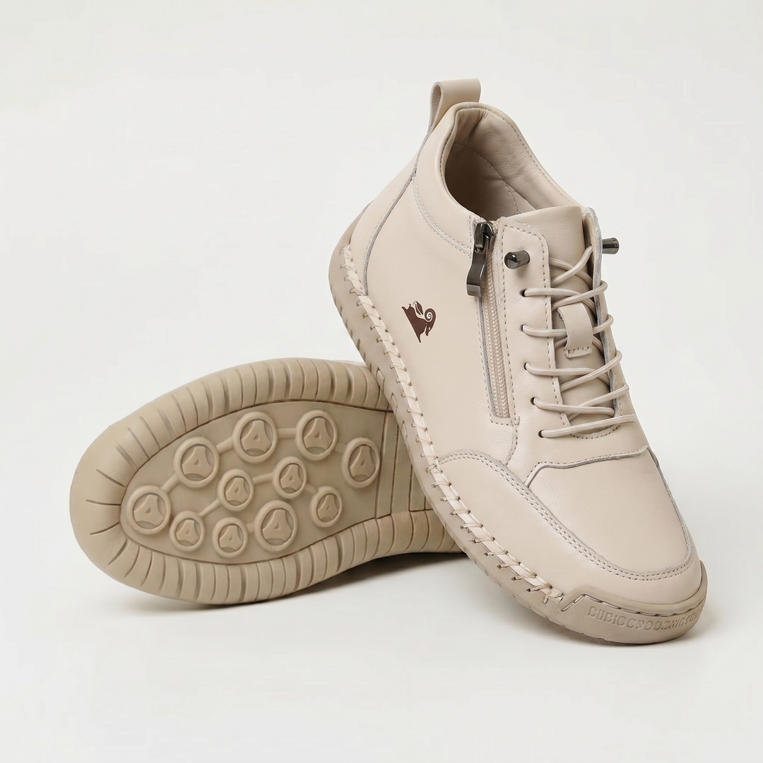 Mila | Comfortable Orthopedic Zip-Up Sneakers