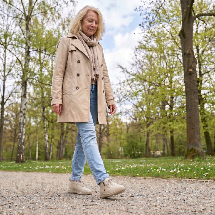 Mila | Comfortable Orthopedic Zip-Up Sneakers