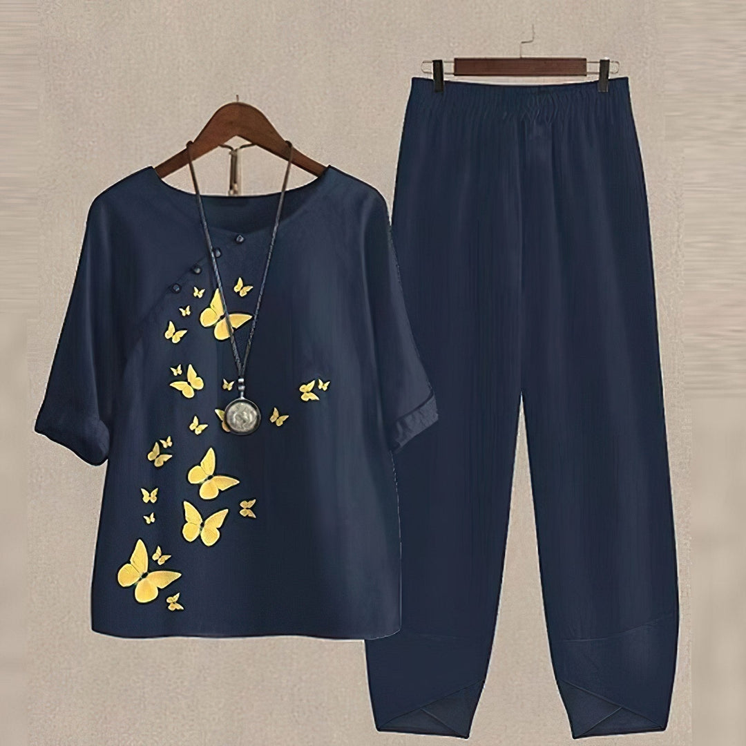 Lilou | Elegant Two-Piece Spring Summer Set