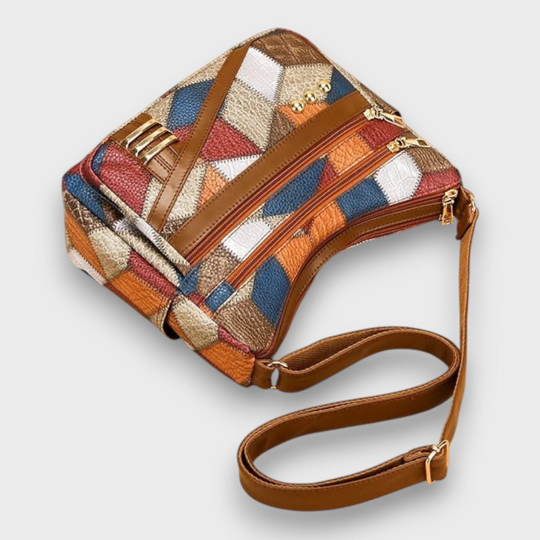 Miresta – Patchwork Leather Shoulder Bag
