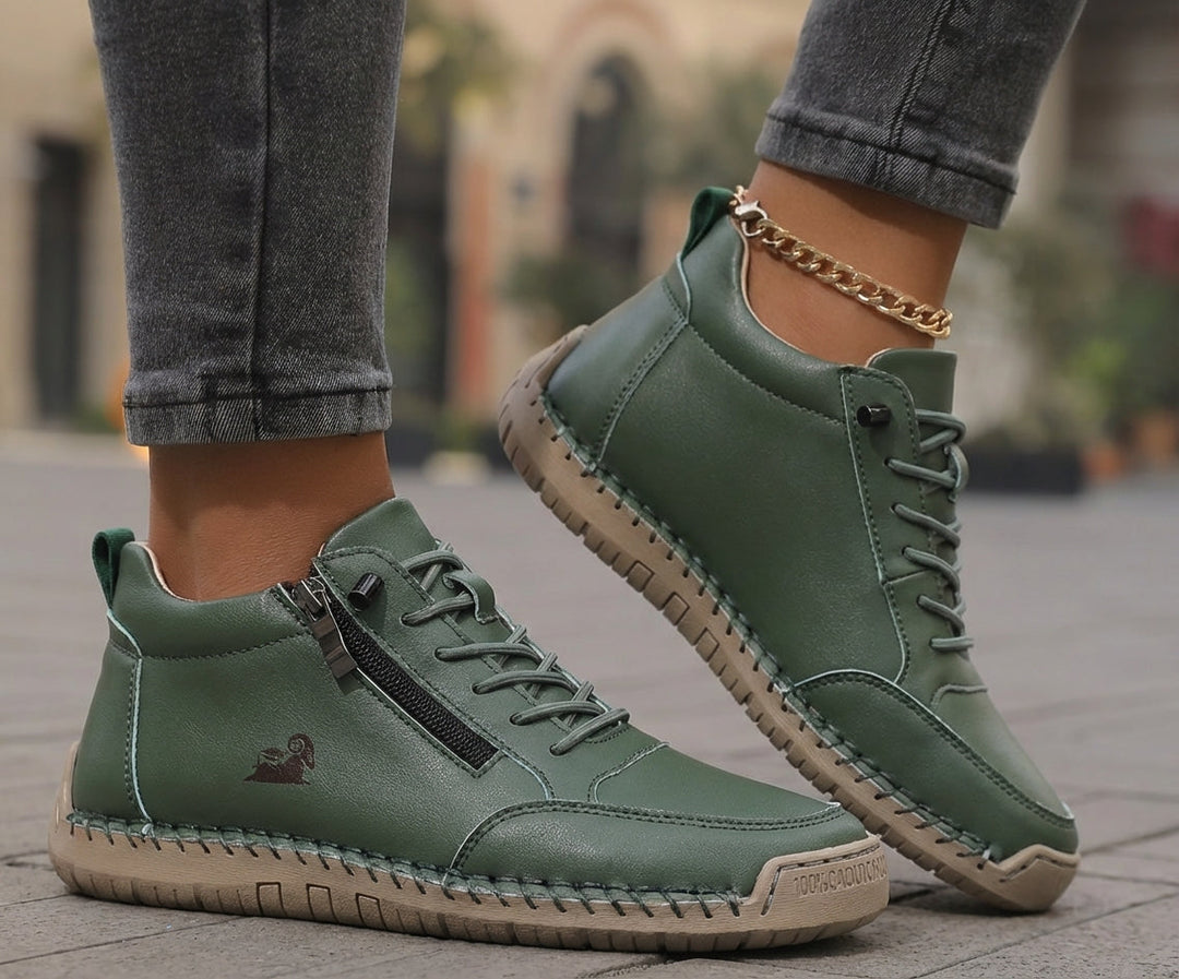 Mila | Comfortable Orthopedic Zip-Up Sneakers