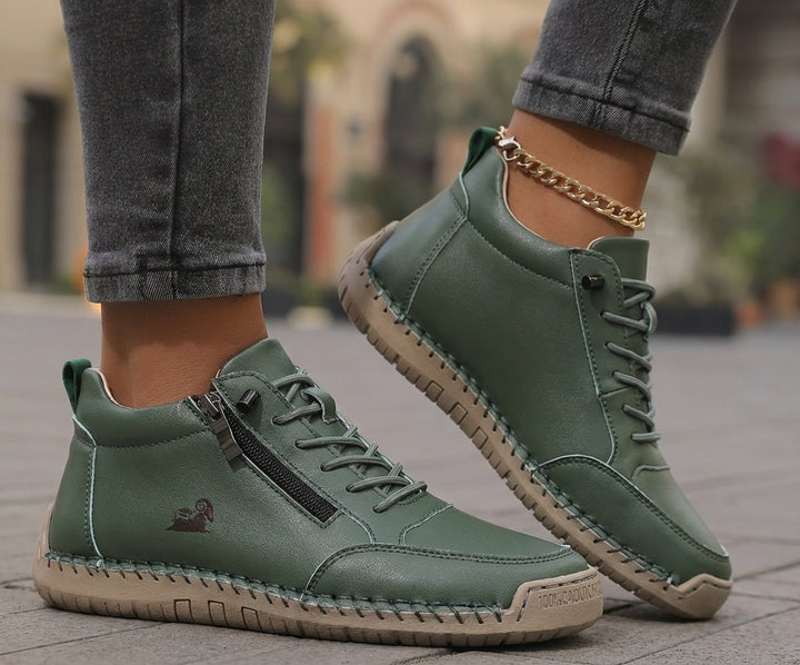 Mila | Comfortable Orthopedic Zip-Up Sneakers
