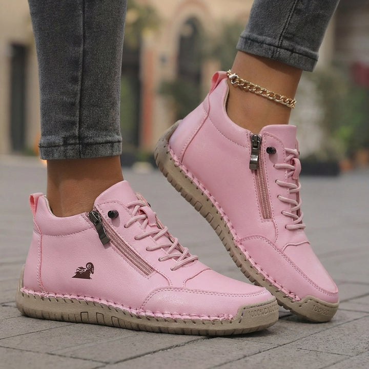 Mila | Comfortable Orthopedic Zip-Up Sneakers