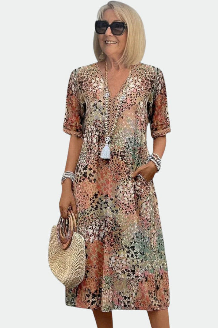 Lina | Lightweight V-Neck Dress